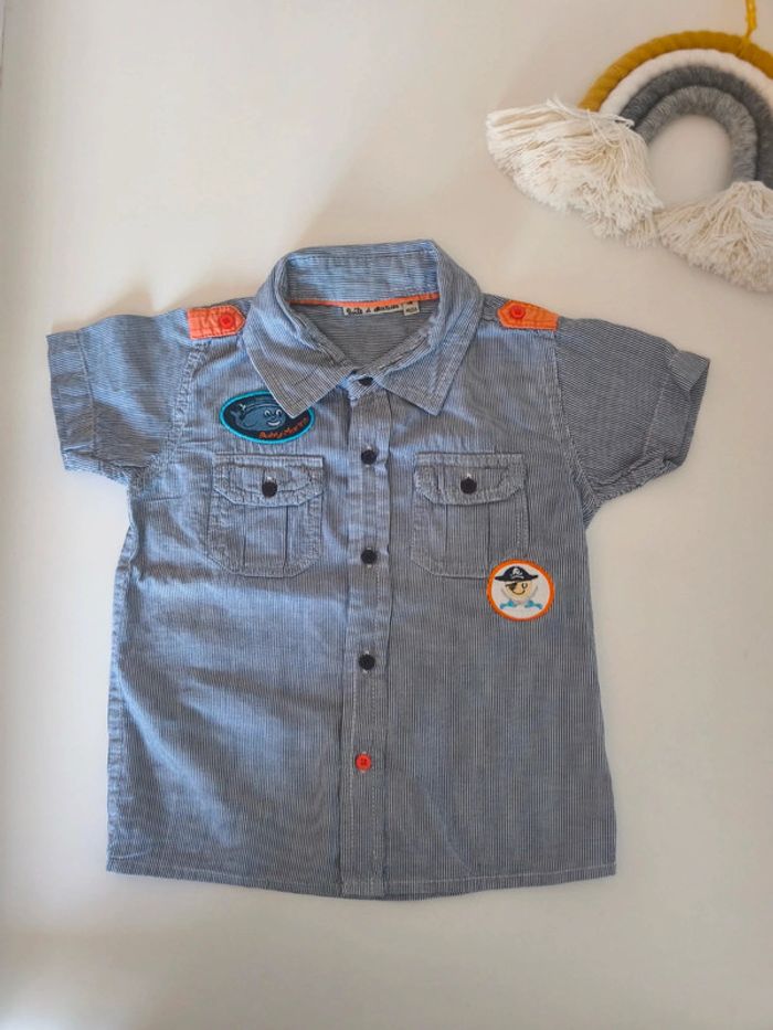 Chemise été petites rayures - photo numéro 3