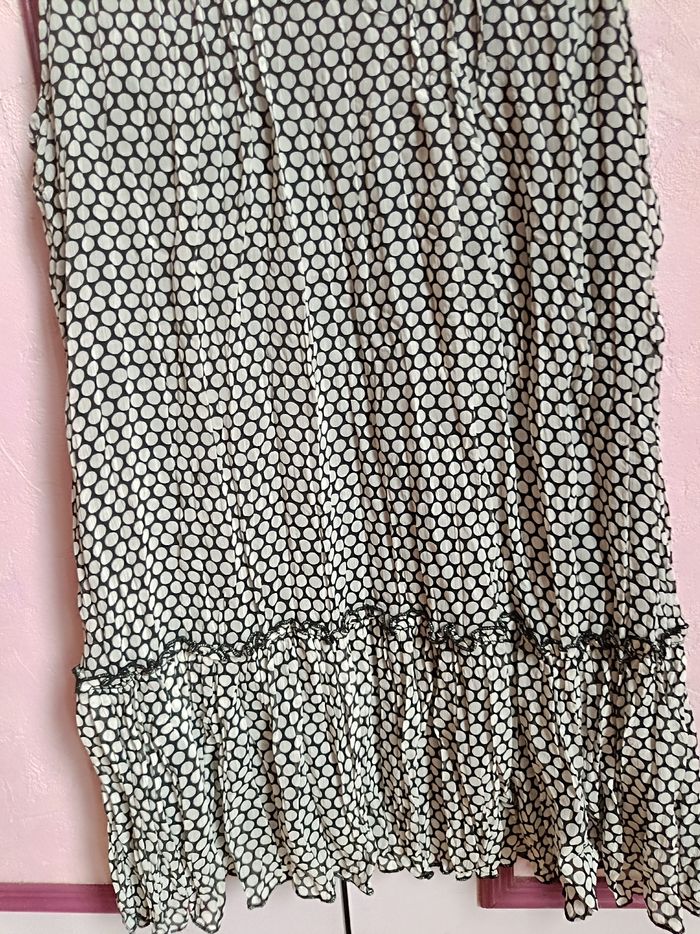 Blouse noire et écru Etam T.38 - photo numéro 3