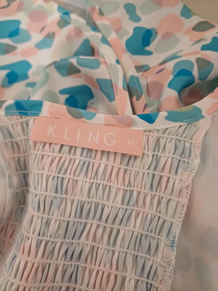 Robe légère colorée asymétrique Kling taille M 38 - photo numéro 8