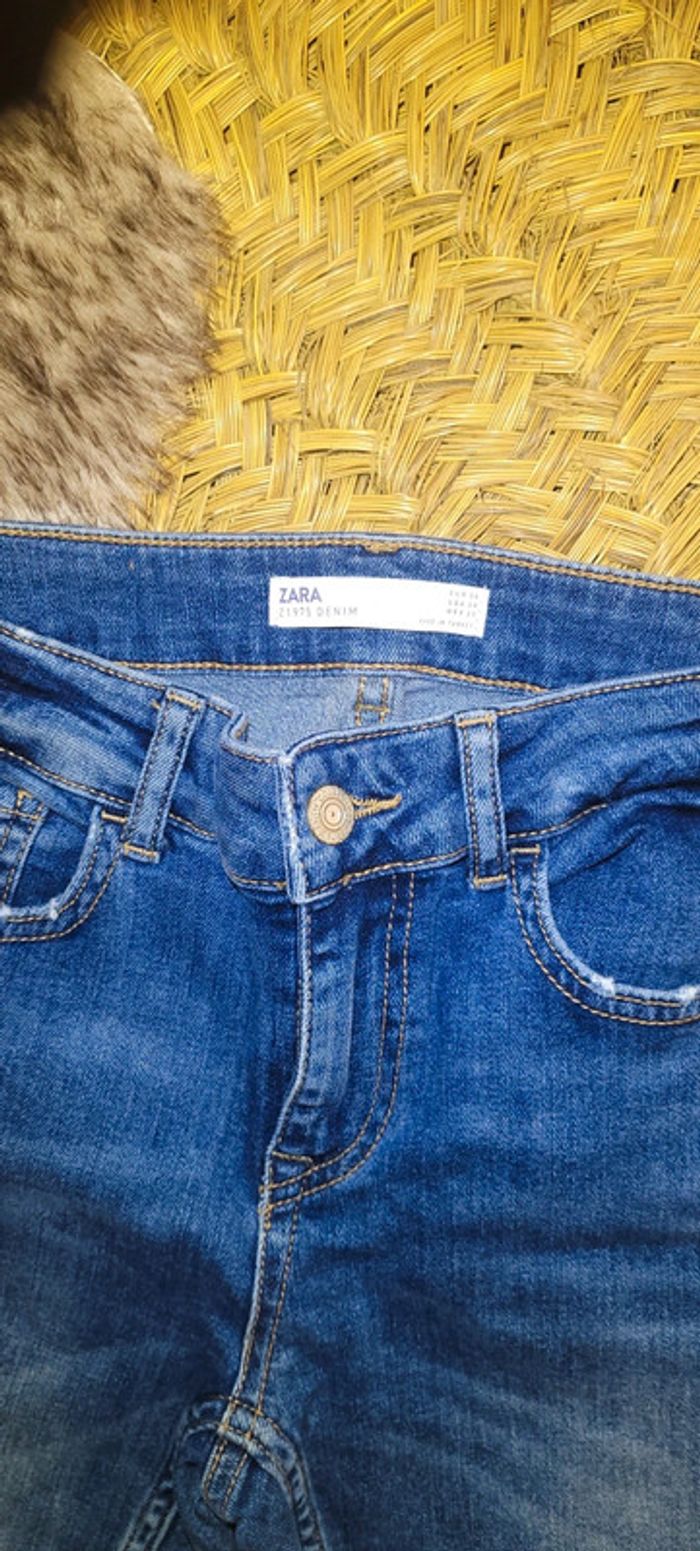 Jeans Zara Taille S Parfait état - photo numéro 4
