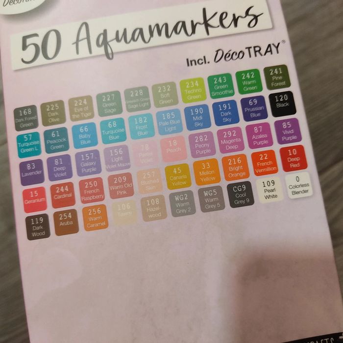Boîte de 50 Aquamarkers - photo numéro 4
