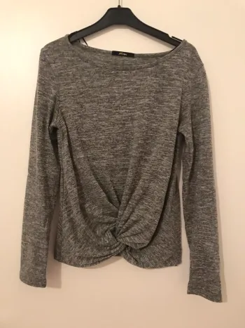 Pull gris chiné Mim