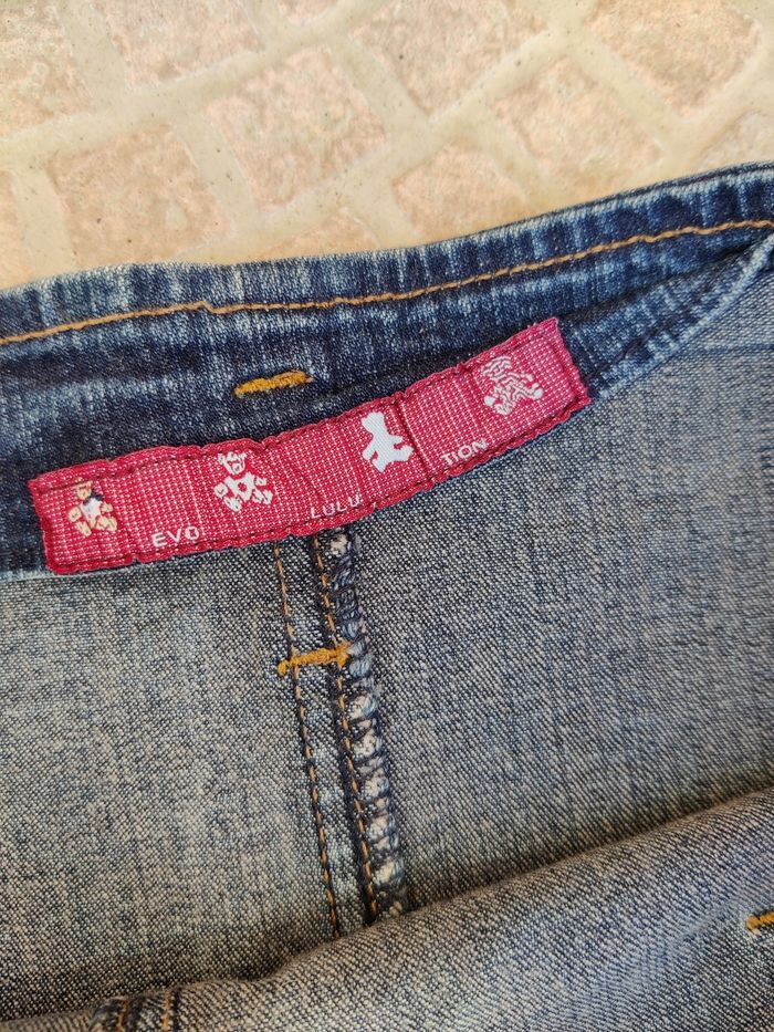 Jupe en jean Lulu Castagnette taille 38 vintage 90s - photo numéro 5