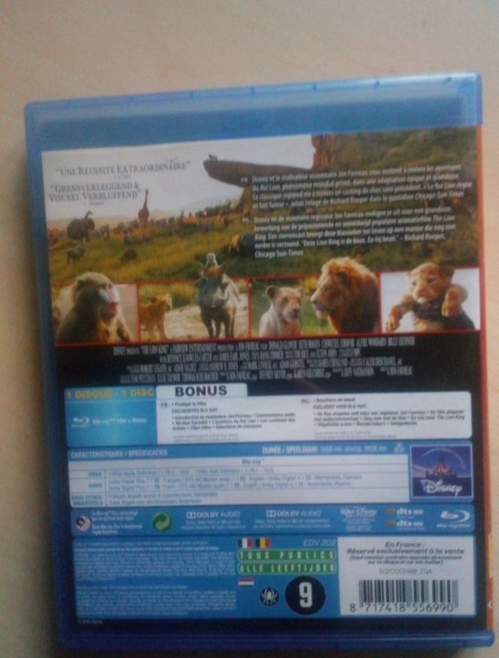 Bluray le roi lion - photo numéro 2