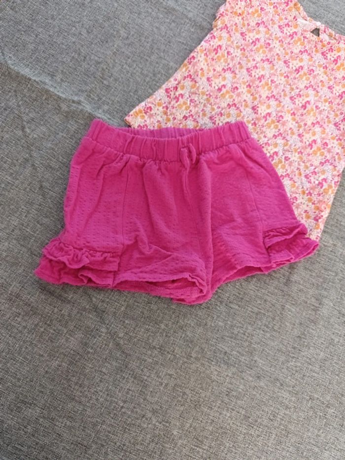 Ensemble tee-shirt et short 24m - photo numéro 2