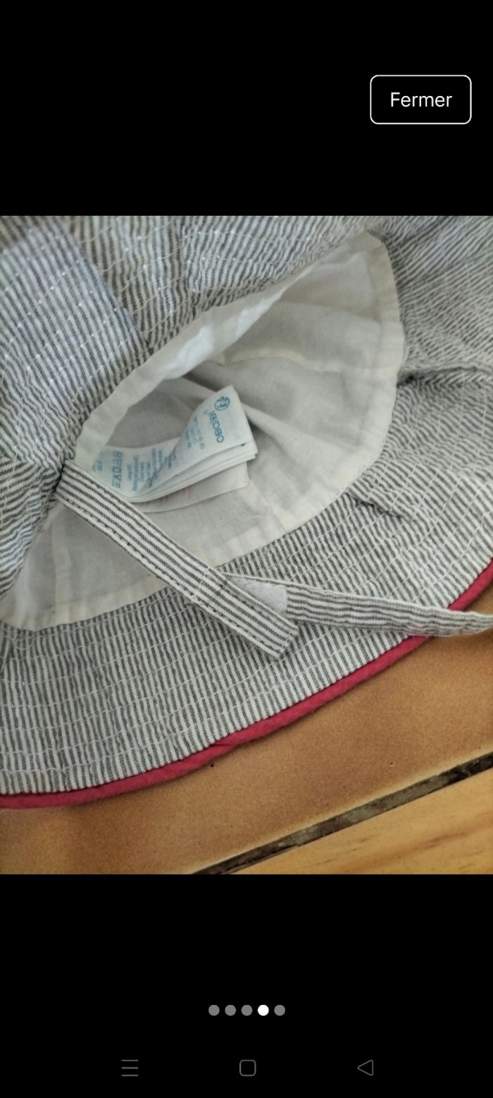 Chapeau gris obaibi 6 mois - photo numéro 3