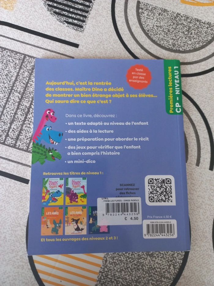 Livre Dinos rigolos Début de cp Éditions Lito - photo numéro 2