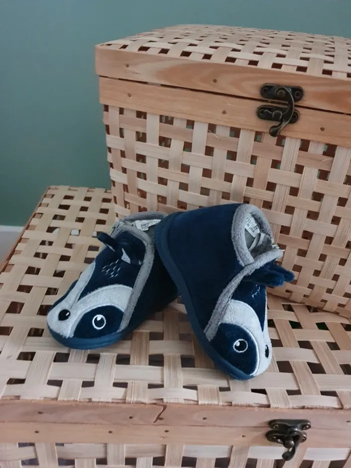 Chaussons bleus - photo numéro 2
