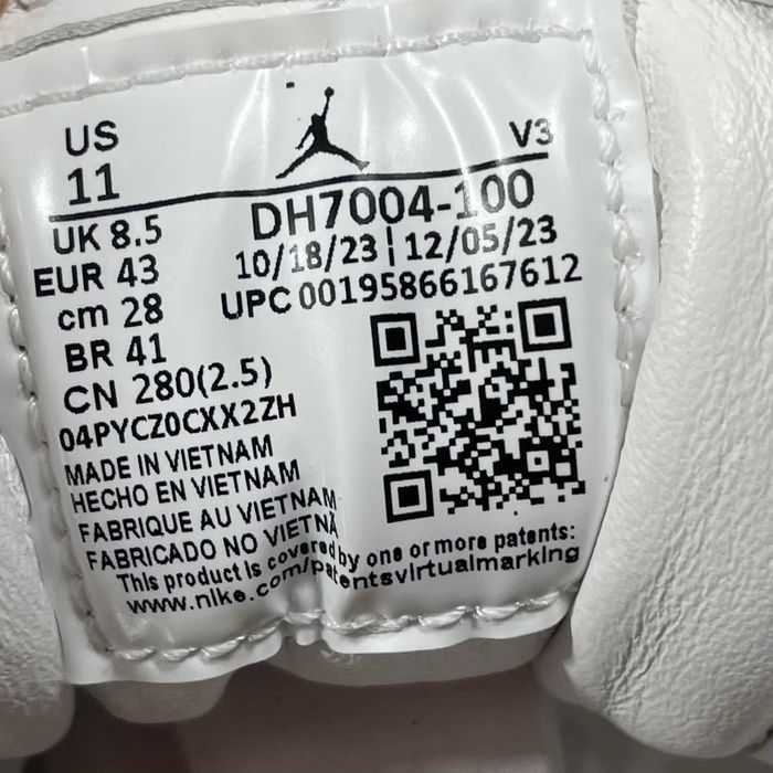 Nike Air Jordan 1 Elevate Low « White Wolf Grey White » pointure 43 - photo numéro 14