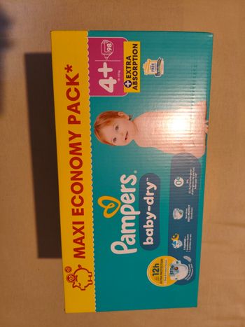 Pampers baby-dry extra taille 4+ x98