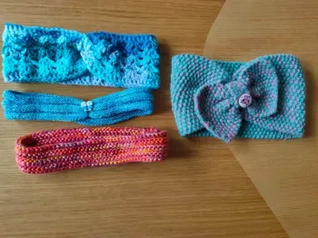 Bandeau hiver petite fille