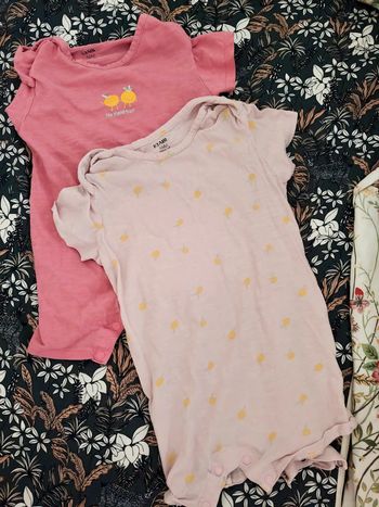 Lot de 2 pyjamas combishort rose Kiabi 36 mois