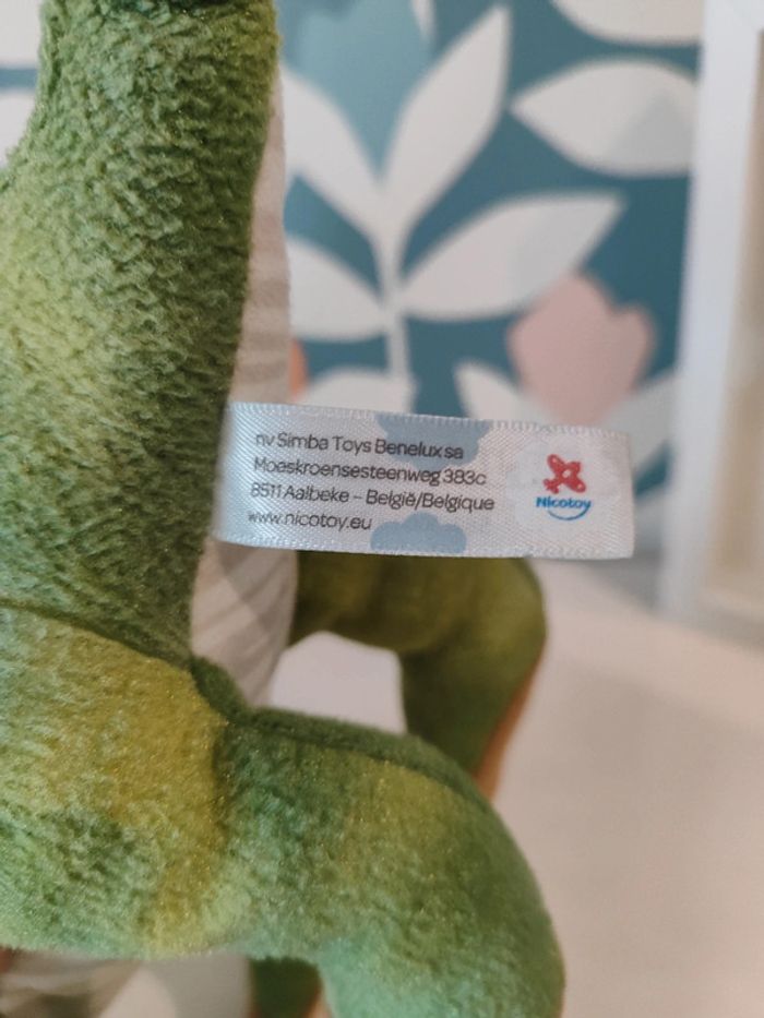 Peluche dinosaure nicotoy - photo numéro 5