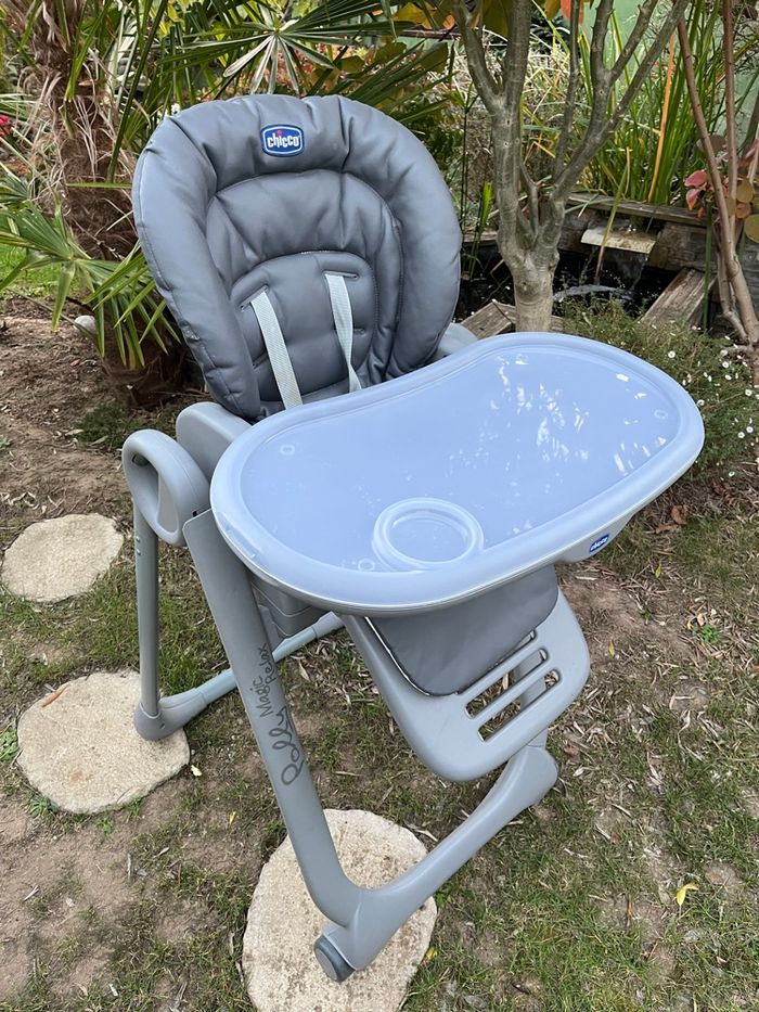 Chaise haute Chicco réglable  polly easy - photo numéro 2