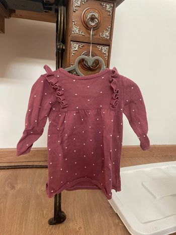 Robe à pois blanc