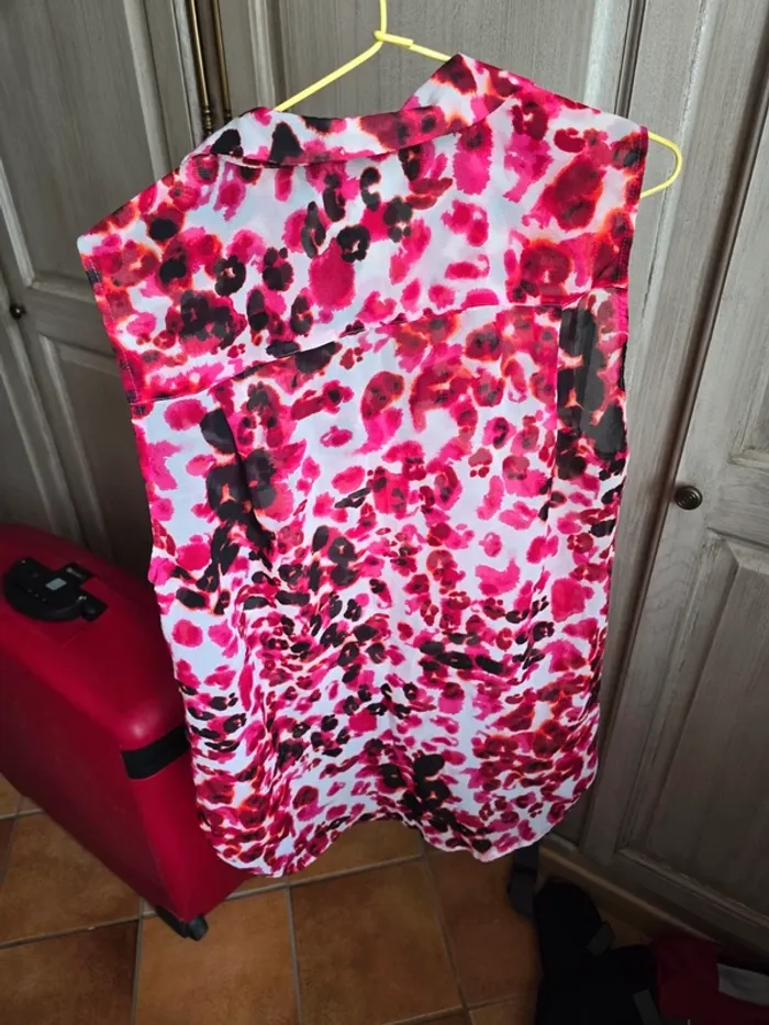 Blouse manches courtes debardeur colorée h&m taille 42 - photo numéro 5