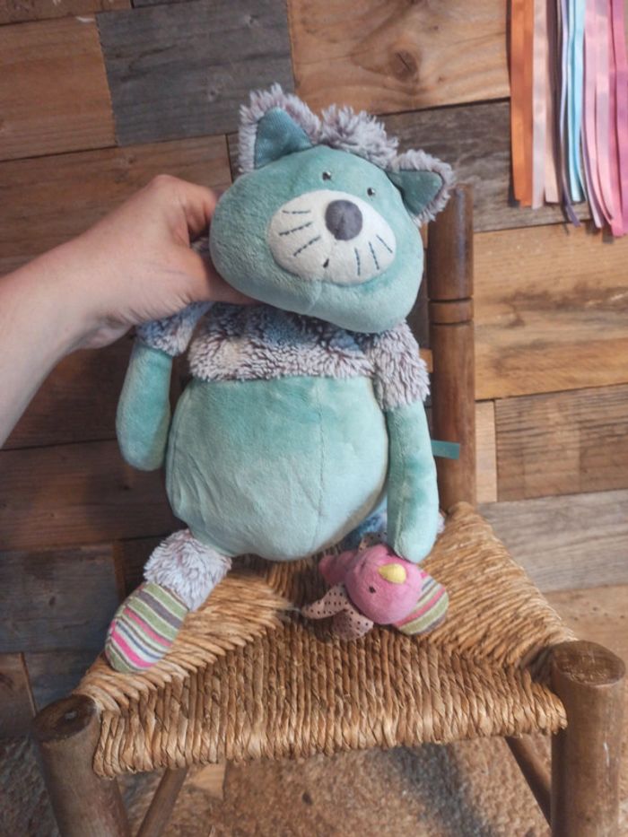 Peluche chat les Pachats moulin roty tbe - photo numéro 4