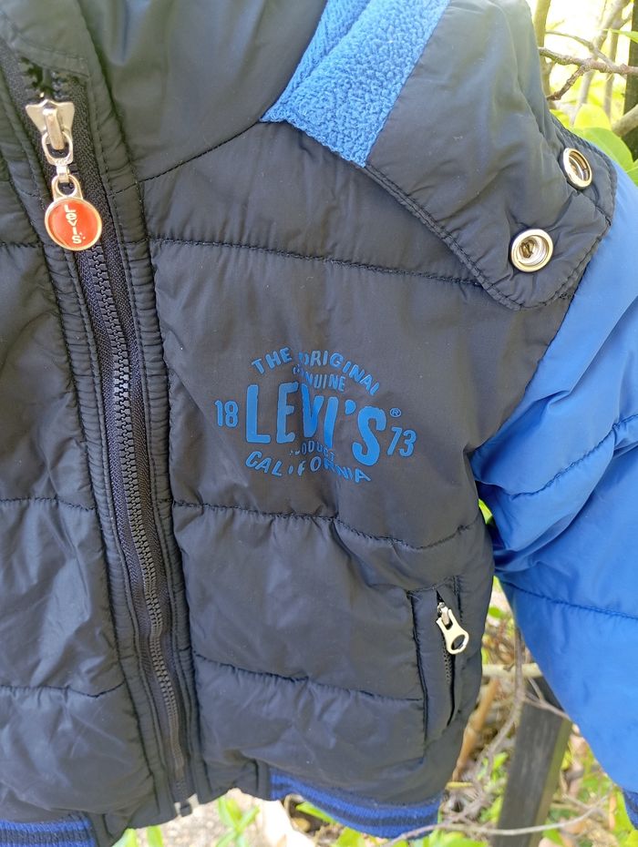 Doudoune zippée à capuche Levis 3 ans - photo numéro 3