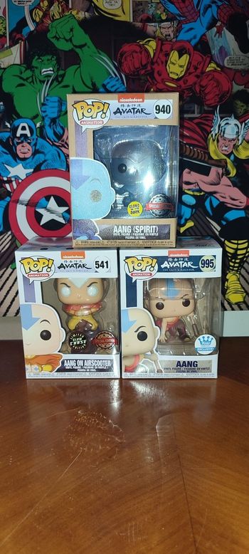 Funko pop avatar le dernier maître de l'air