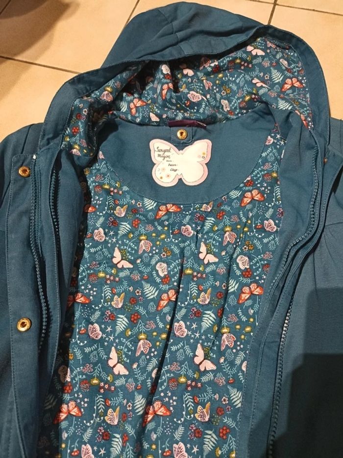 Veste 3 en 1 fille sergent major 10 ans - photo numéro 5