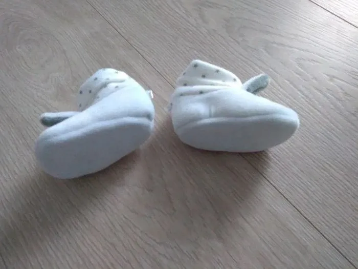 Chaussons blancs bébé lapin naissance Kiabi - photo numéro 3