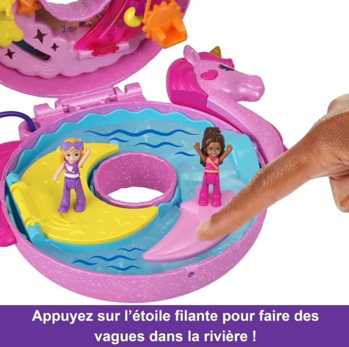Polly Pocket Coffret Bouée Licorne Sparkle Cove Adventure - photo numéro 4