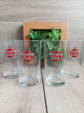 Lot 4 verres havana club