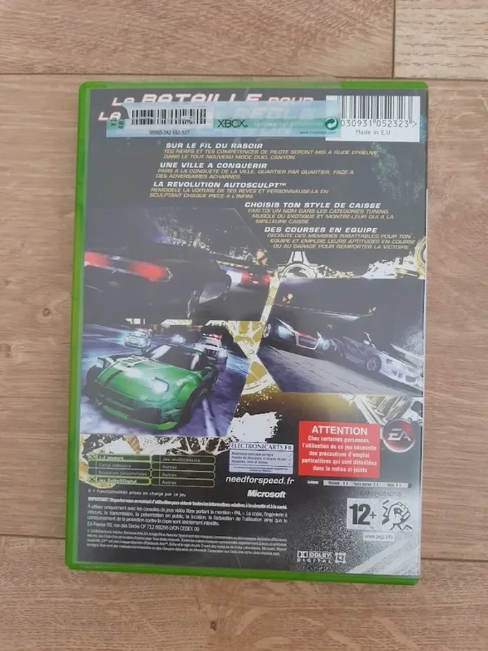 Xbox - Jeu vidéo Need for speed Carbon - photo numéro 2