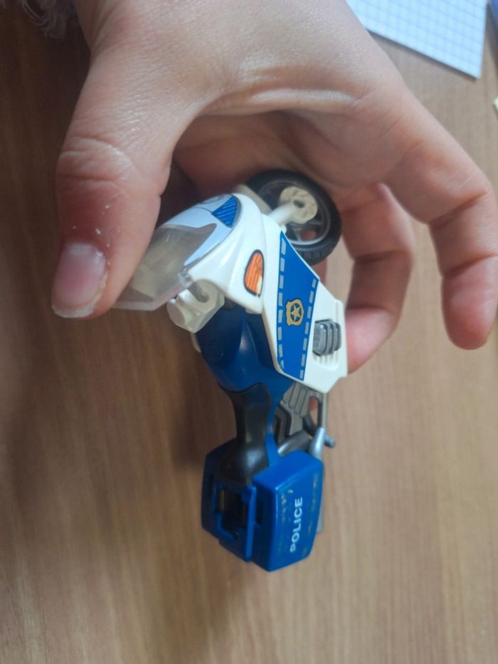 Moto police playmobil - photo numéro 2