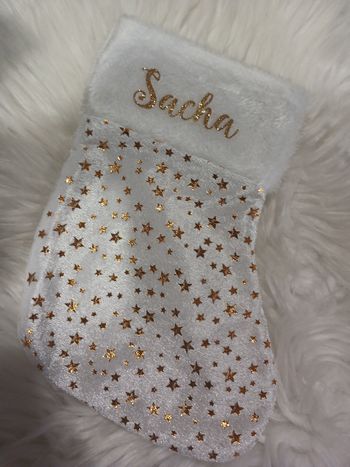Botte de Noël personnalisé sacha