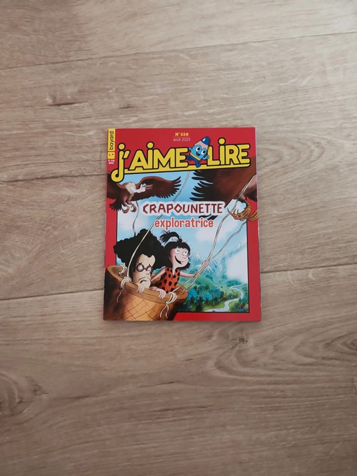 Livre J'aime Lire "Crapounette exploratrice n°559 août 2023 édition Bayard