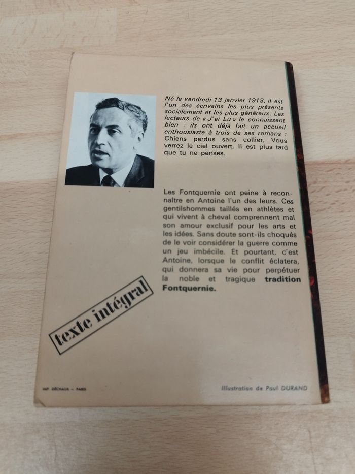 La tradition Fontquernie de Gilbert Cesbron - photo numéro 2