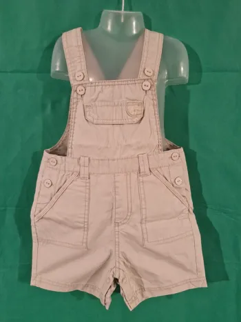 Salopette short 18 mois Beige Tex Baby