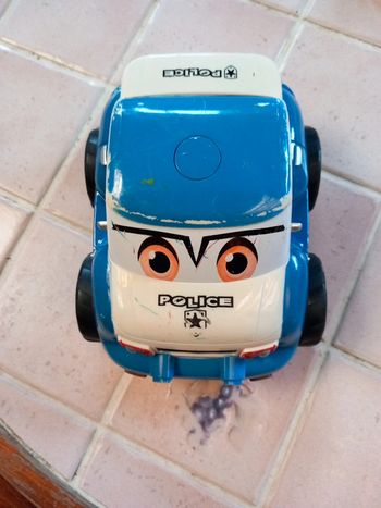 🎅grande voiture de police sonore