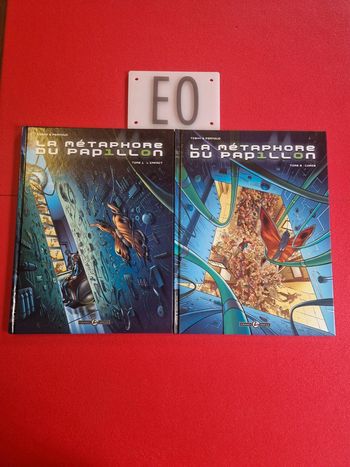 Lot de 2 bd la métaphore du papillon 1 et 2,EO