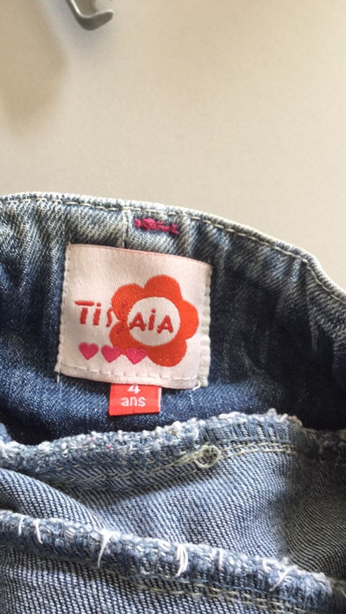 Jupe jeans à volants 4ans - photo numéro 3