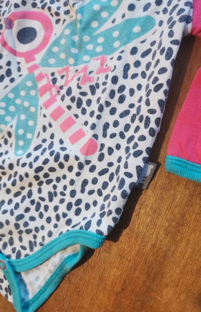 Lot Petit Beguin 4 bodys colorés idéal printemps 6mois 68cm - photo numéro 5