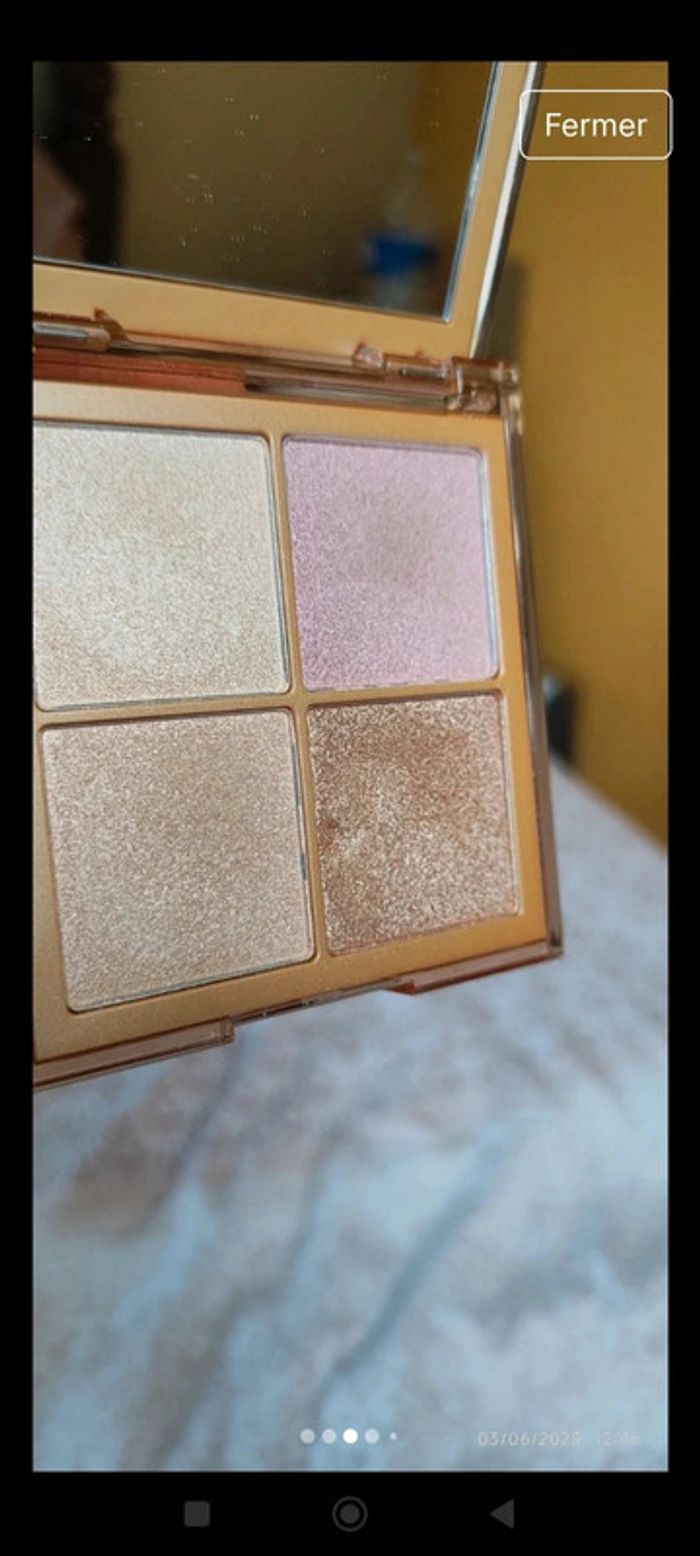 Huda Beauty Highlighter Obsessions Light Glow Mini Face Palette - photo numéro 3