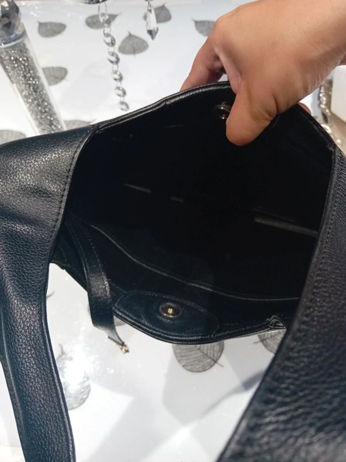 Sac lonchamps porte épaule grande capacité en cuir - photo numéro 6