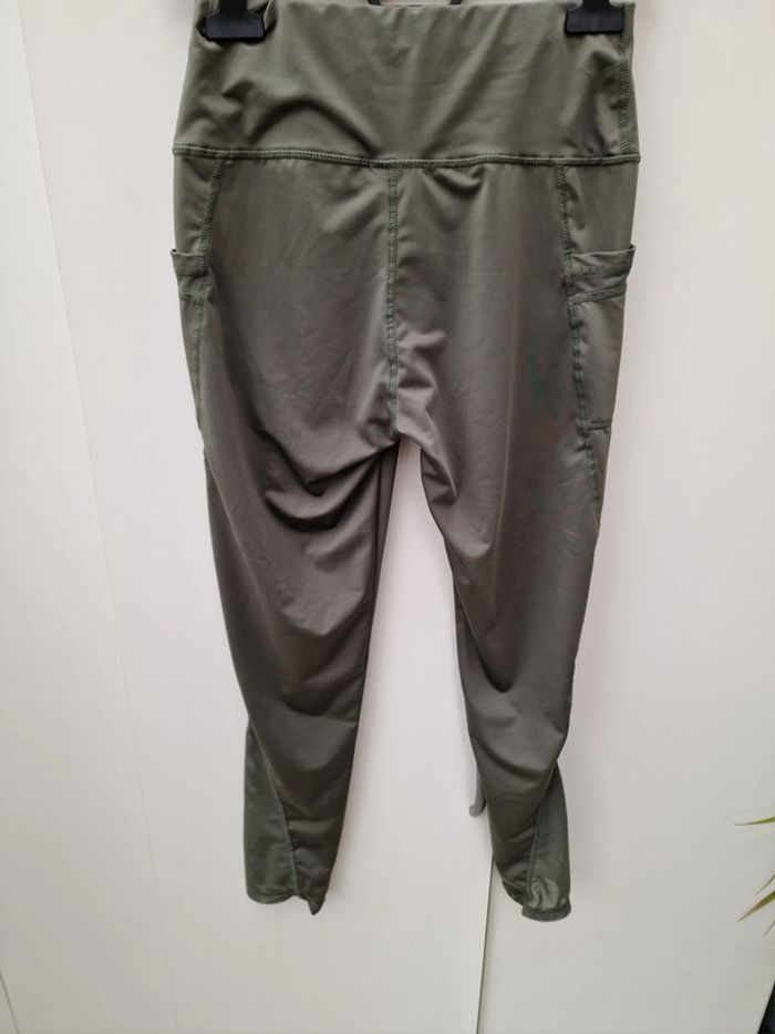 Legging Kaki Poches Transparence - photo numéro 5