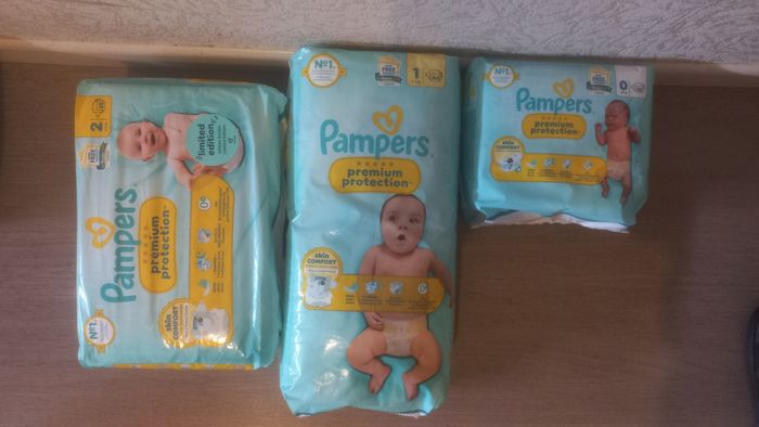 Pampers taille 0/1/2/