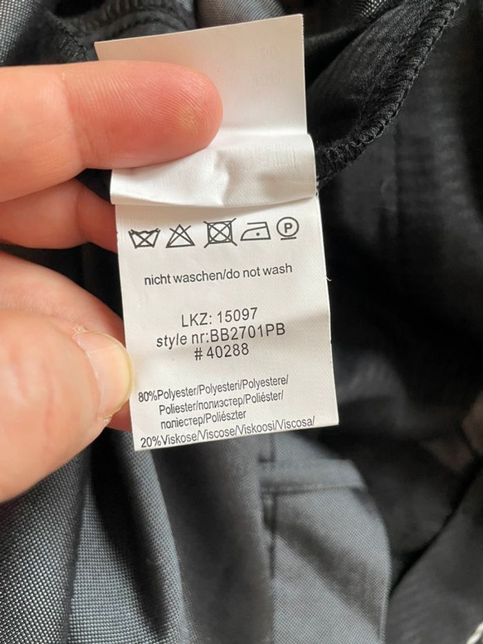 Pantalon de costume gris métallique - photo numéro 11
