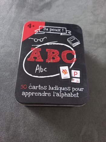 Jeu tu peux ABC 50 cartes ludiques pour apprendre l alphabet