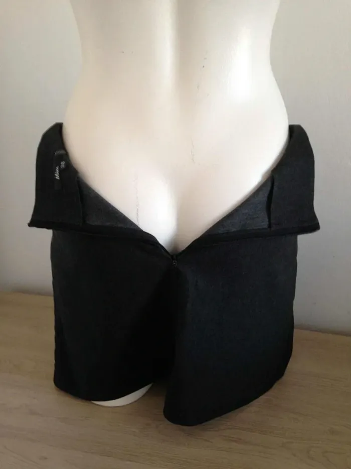 Mini jupe classique zippé 38 Mim - photo numéro 4