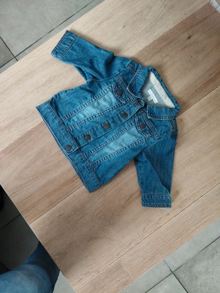 Veste en jean fille