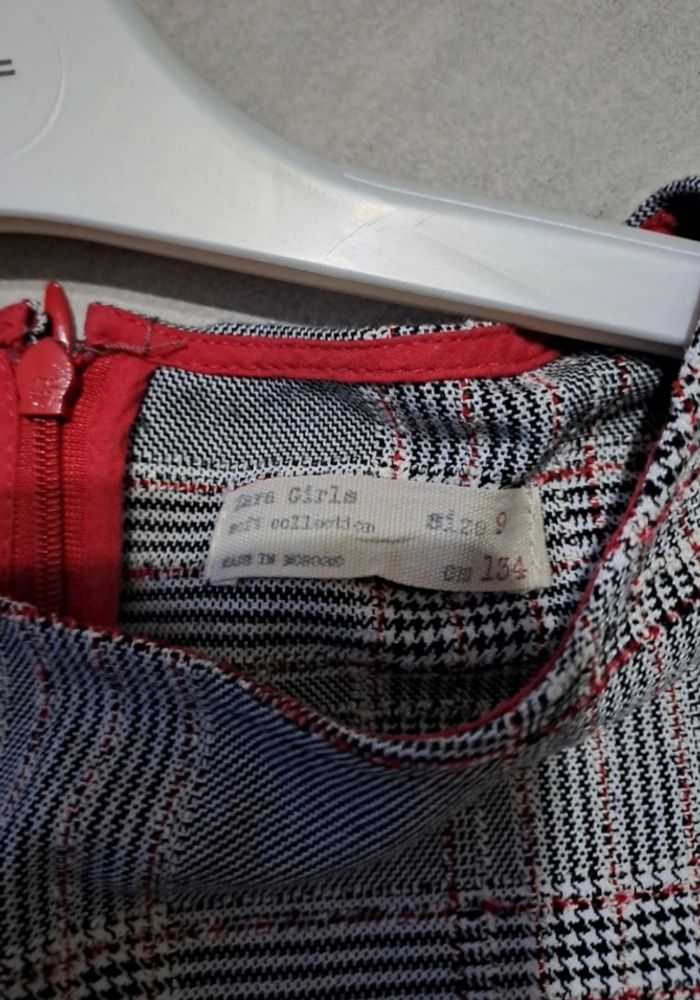 Robe à carreaux manches évasées - photo numéro 5