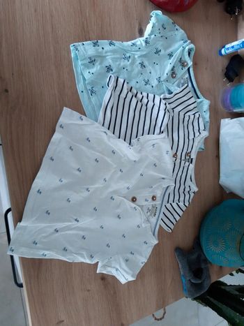 Lot de 3 t shirt bebe