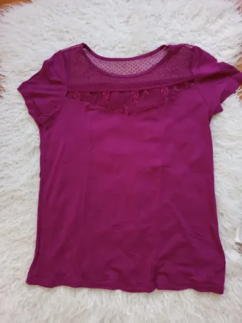 Tee shirt plumetis S kiabi