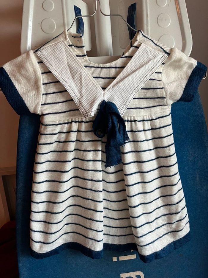 Robe marinière vintage 18 mois