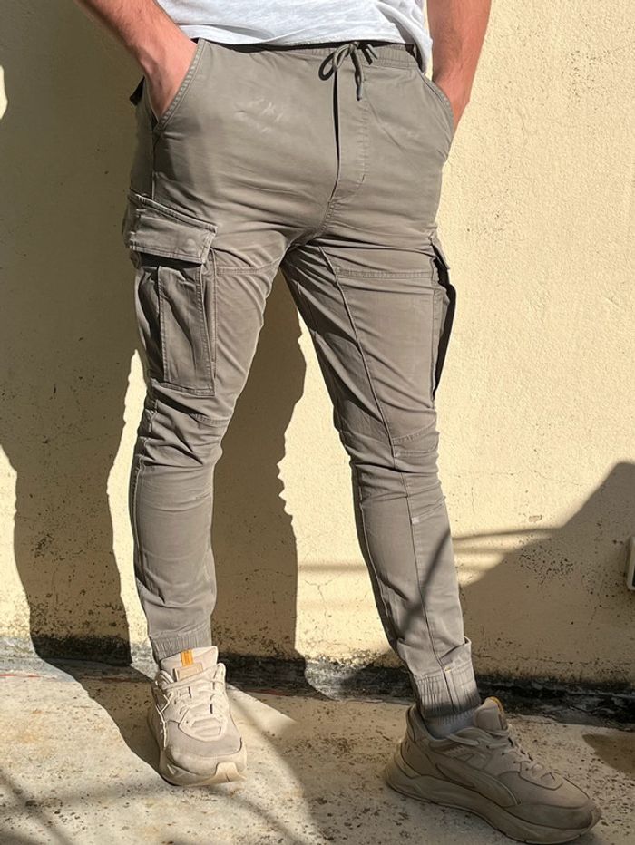 Cargo kaki plusieurs poches - photo numéro 6